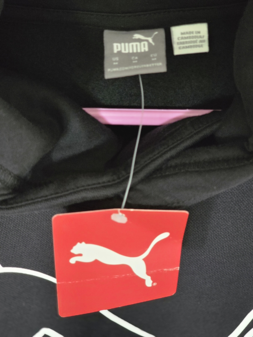 Puma Women's Asymmetric Cowl Neck Sweatshirt. Size Med. NWT - Picture 2 of 4